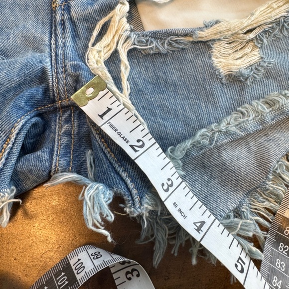 Levi's Premium 501 Medium Wash Jean Shorts size 26 nwot - Picture 4 of 7